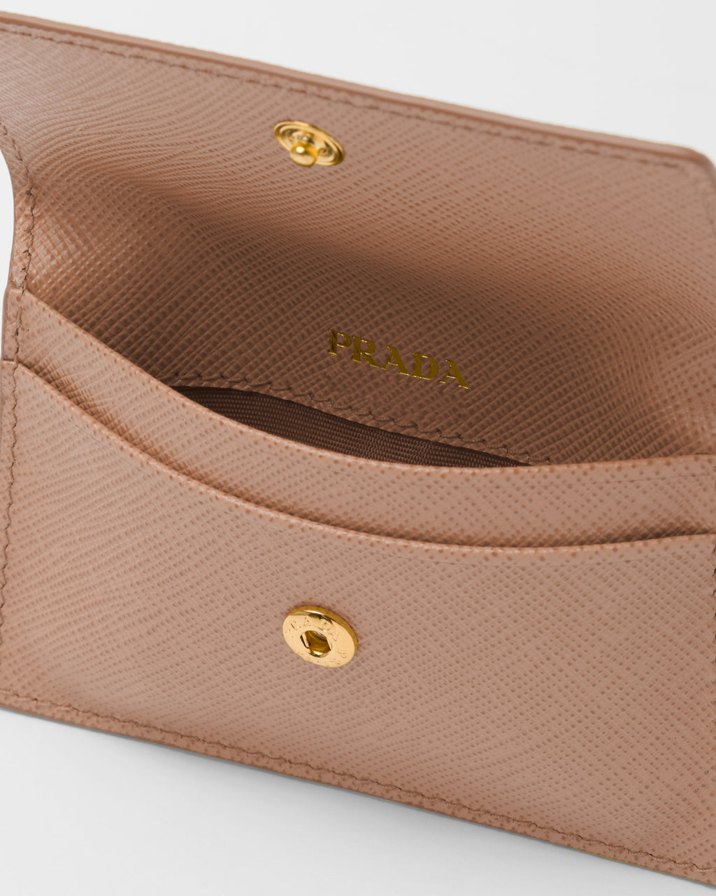 New Prada Saffiano leather card holder