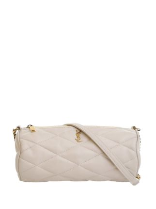 New Saint Laurent 2022 Mini Quilted Lambskin Sade Tube Bag shoulder bag