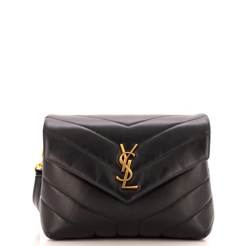 Saint Laurent Loulou Shoulder Bag Matelasse Chevron Leather Toy