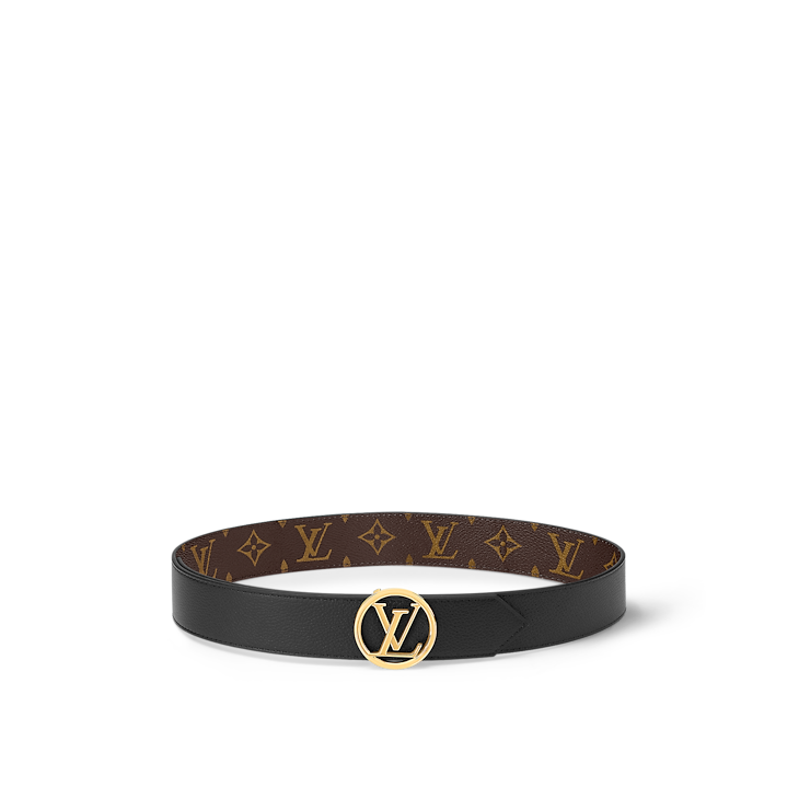 New Louis Vuitton LV Circle 35mm Reversible Belt Monogram