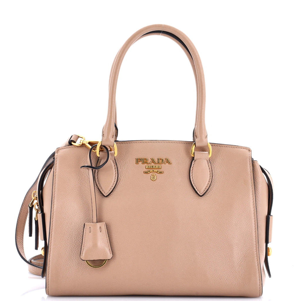 Prada Top Handle Satchel Glace Calf Small