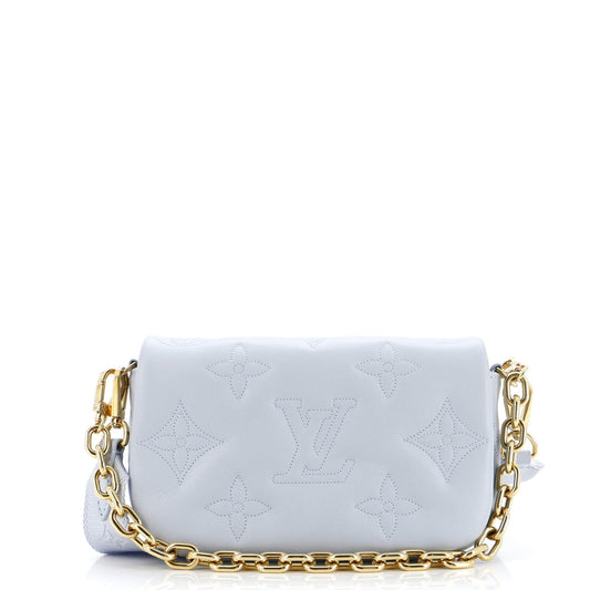 Louis Vuitton Wallet on Strap Bubblegram Leather