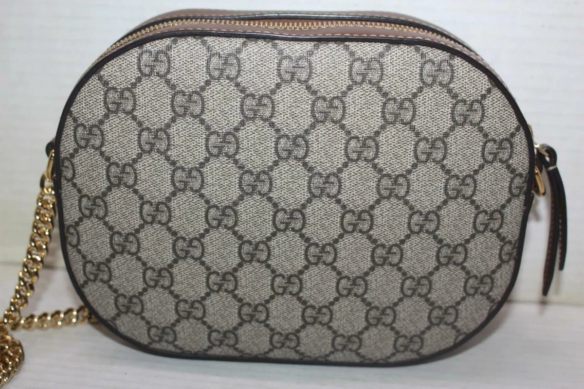 New GUCCI Blind For love GG Supreme Mini Chain Bag Limited Edition