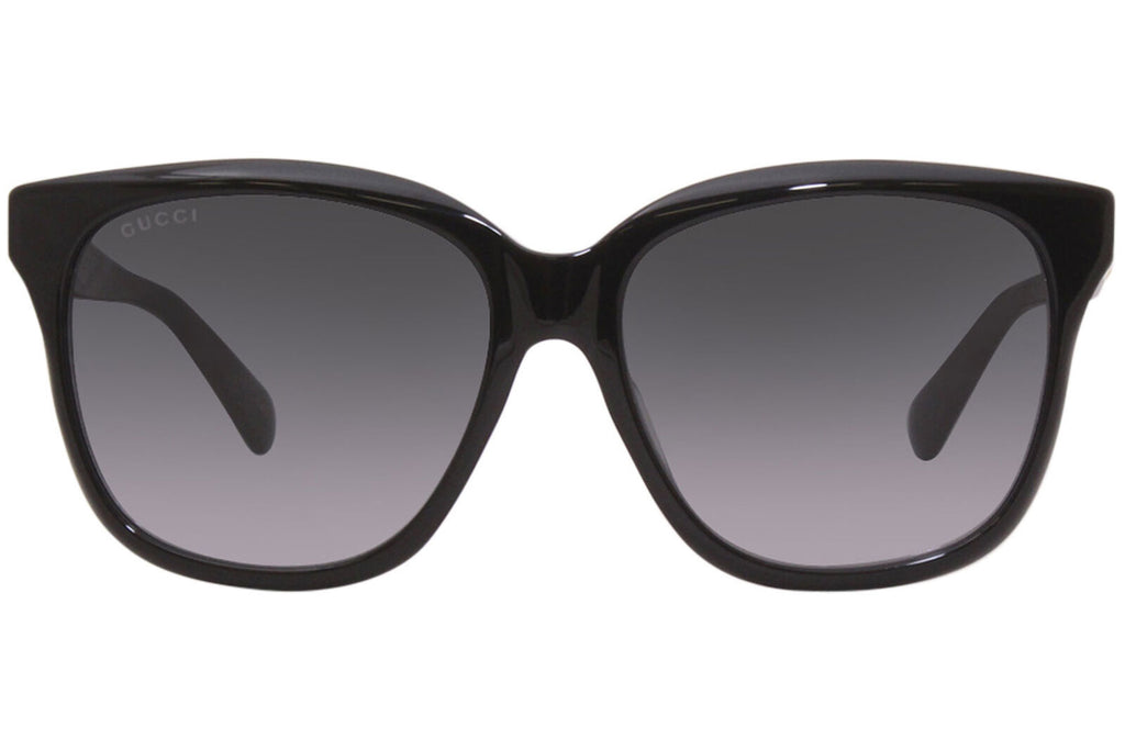 New Gucci Black / Grey Gradient Ladies Sunglasses