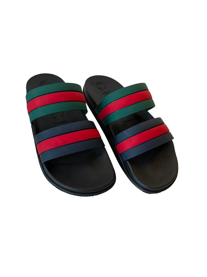Gucci Sherry Line Rubber Sandals Men's