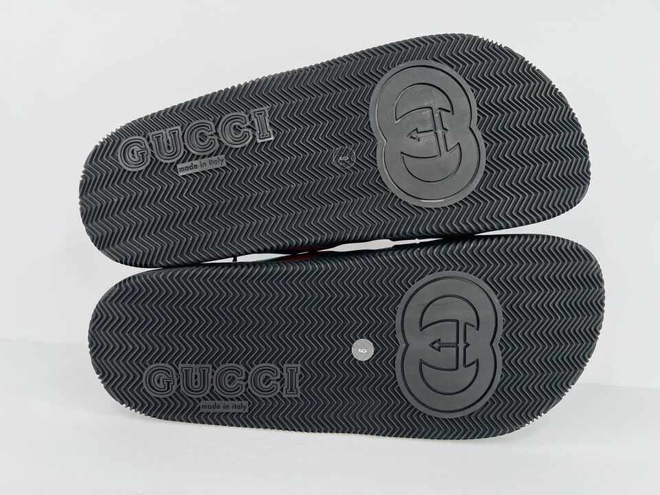Gucci Sherry Line Rubber Sandals Men's