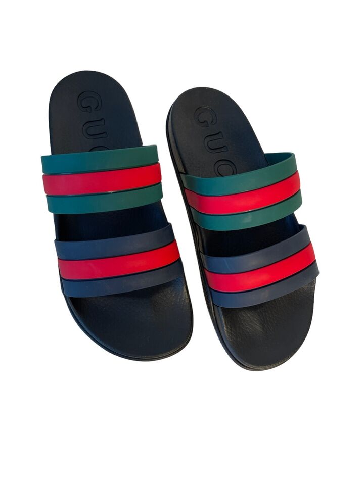Gucci Sherry Line Rubber Sandals Men's