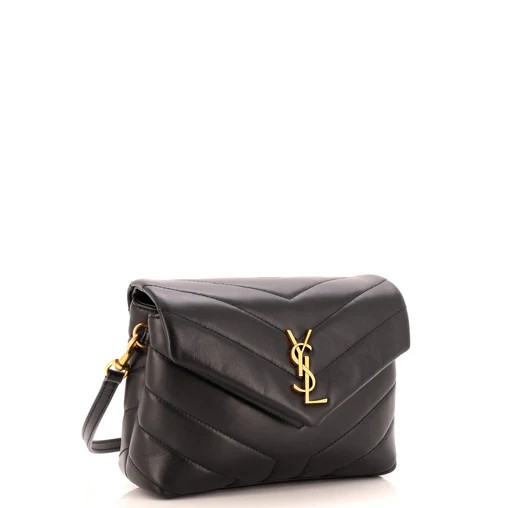 Saint Laurent Loulou Shoulder Bag Matelasse Chevron Leather Toy