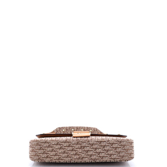 Christian Dior Vintage Street Chic Shoulder Handbag Diorissimo Canvas with Leather Small